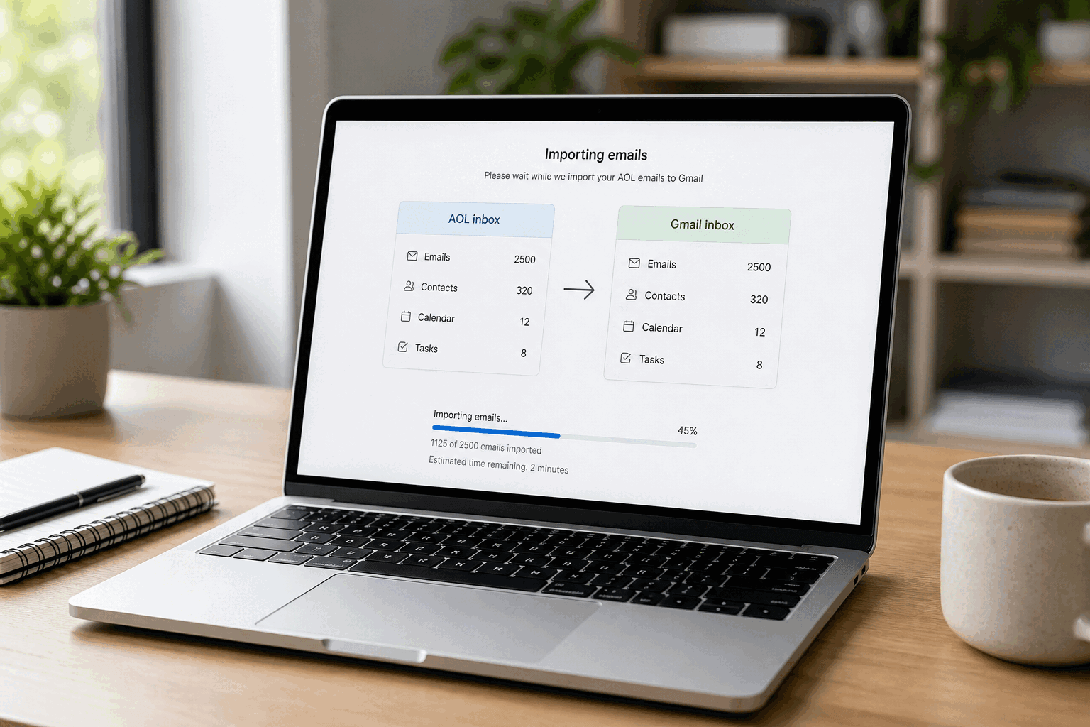 Moving from AOL Mail to Gmail